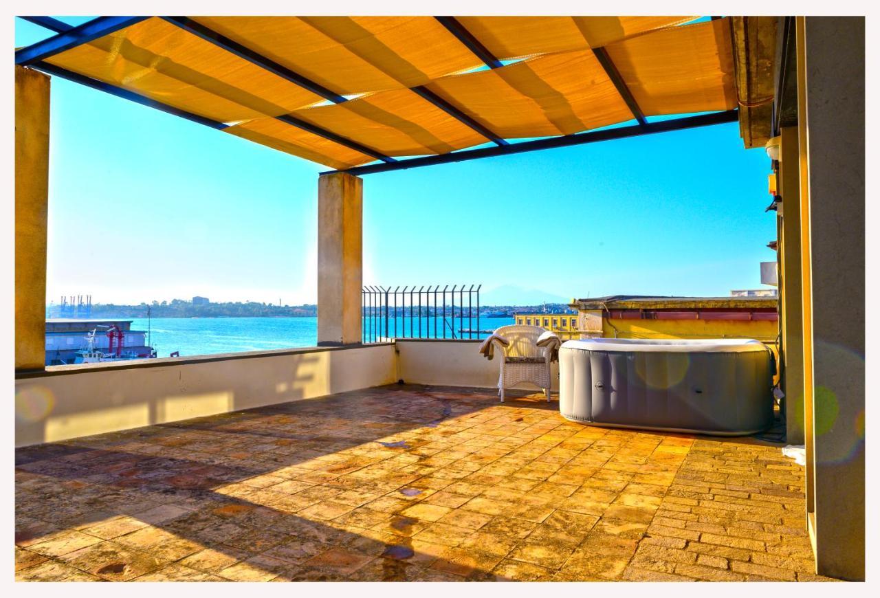 Villa Sul Molo Tra Siracusa E Catania Augusta Luaran gambar